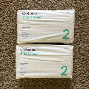 Coterie Diapers, size 2